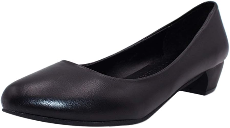 small block heel court shoes