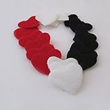 AromaWear Heart Shaped Replacement Pads for Aromatherapy Essential Oil Diffuser Necklace - Washable Heart Shaped Pads - Pack Of 25