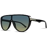 Akirawang Oversized Aviator Sunglasses for Women | 2026 Trendy Sun Glasses Retro Vintage 70S Pilot Shades Large Frame Fashion Sunnies for Streetwear Vacation
