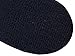 Cotton Flat Shoe Insert for Sandals & Sockless Shoes, Comfortable Shoe Insoles with Sweat-Absorbent Natural Fiber & Non-Slip Silicone Grip, Narrow-Cut Shoe Inserts for Women, Black, Size 38 - SoxsolS