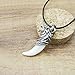 Moonar Brave Man Wolf Tooth Necklace Steel Domineering Courage Strength Pendant Necklace