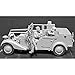 Master Box WWII SDKFZ 2 Type 170VK German Radio Car (with 4 Figs and Horse) Figure Model Building Kits (1:35 Scale)