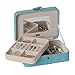 Mele and Co Giana Plush Jewelry Box with Lift Out Tray