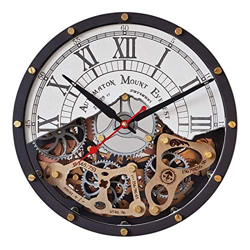 Buy Automaton Everest HANDCRAFTED moving gears wall clock by
