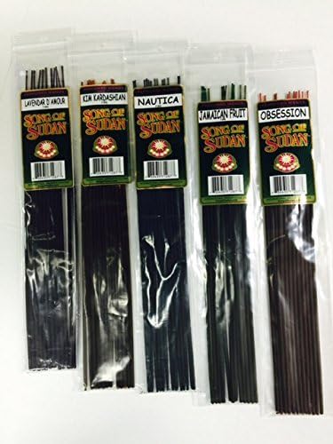 Song of Sudan 11" Incense: 3 Assorted Fragrance Pack