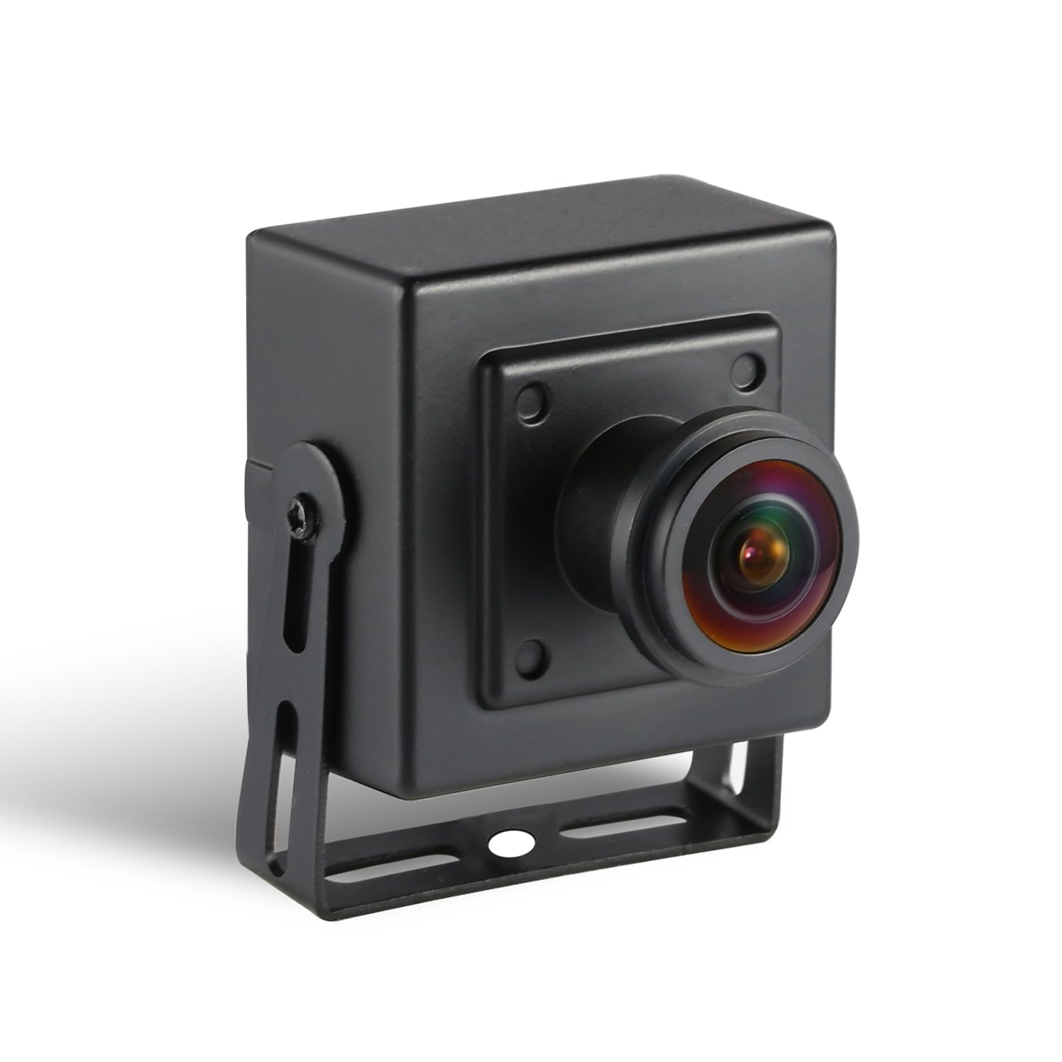 REVODATA 5MP POE IP Mini Camera, Ultra HD 2880x1620P, 1.7mm Fisheye Lens(170°FOV), Small Camera H.265 Surveillance Motion Detection, PC/Phone App(I706-3-P)