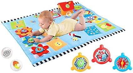 Amazon ユーキッド プレイマット さがして発見 プレイマット お花は音が鳴る万華鏡おもちゃ 知育玩具 ベビージム プレイマット ベビー マタニティ 通販