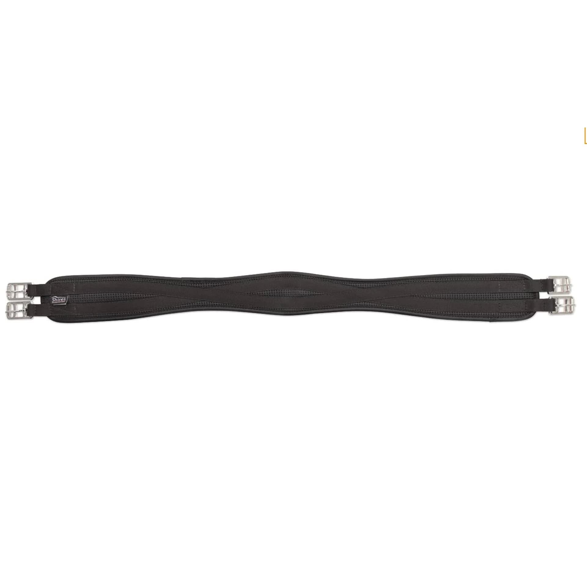 ANTI-CHAFE CONTOUR GIRTH HORSE TACK SADDLE STRAP [BLACK] [30"]