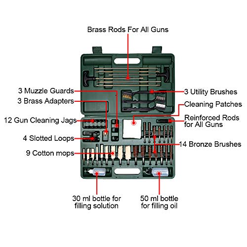 ecoeco Universal Gun Cleaning Kit, Gun Cleaner Kit Hunting Rifle