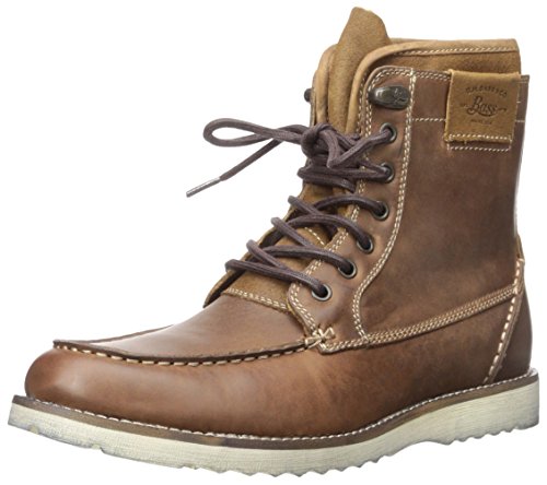 G.H. Bass & Co. Men's Shane Engineer Boot, Dark Tan, 9.5 M US