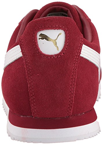 puma roma red suede