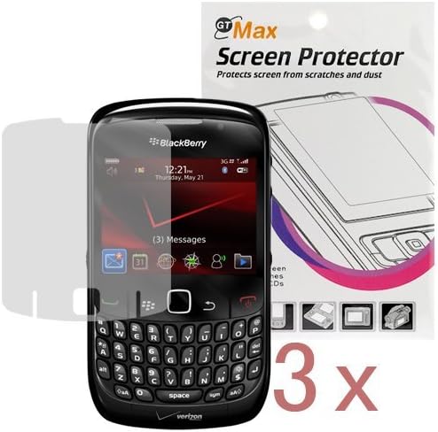 3 LCD Screen Protector for Blackberry Curve 8530 / 8520 Curve