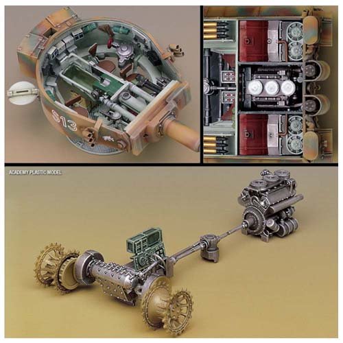 Academy Hobby Model Kits Scale Model Armor Tanks & Artillery Kits (1/