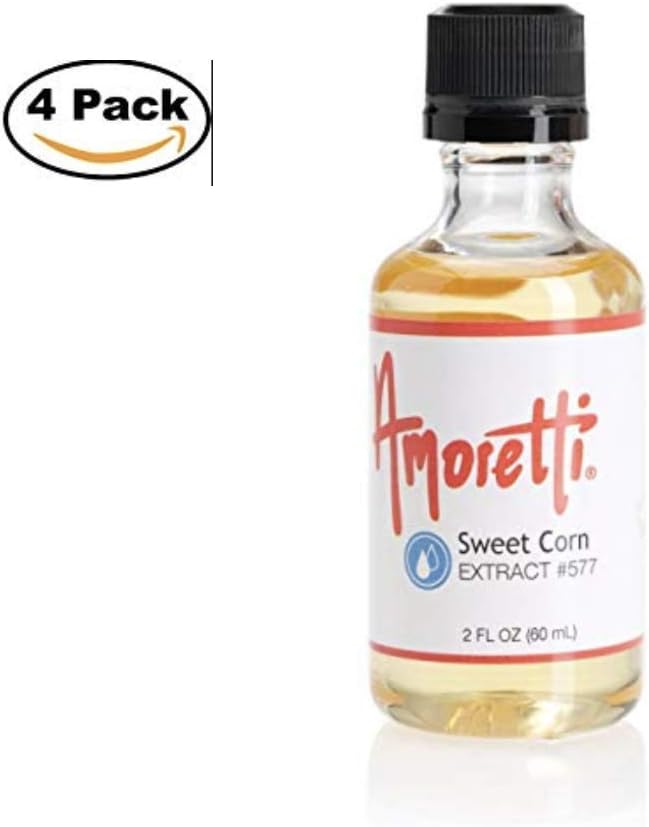 Amoretti Sweet Corn Extract, 2 Ounce (4 Pack)