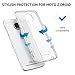 Motorola Moto Z Droid Slim Protective Bumper Case with Hard Plastic Back Cover (Clear)