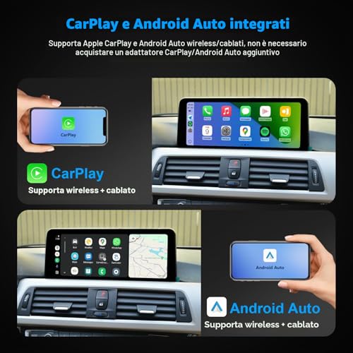 PEMP Linux Display for BMW 1 Series F20 F21 F22 3 Series F30 F31 F32 F33 F34 F35 NBT CIC Wired and Wireless CarPlay Android Car Use the Original Bluetooth Screen 1920 x 720 (2012-2017)