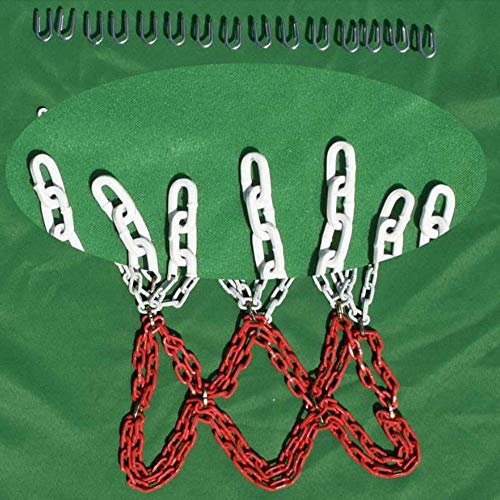 JQL Metal Chain Basketball Net with SHooks Galvanized Basketball