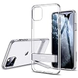 ESR Metal Kickstand Designed for iPhone 11 Pro Max Case, [Vertical and Horizontal Stand] [Reinforced Drop Protection] Flexible TPU Soft Back for iPhone 11 Pro Max (2019 Release), Clear