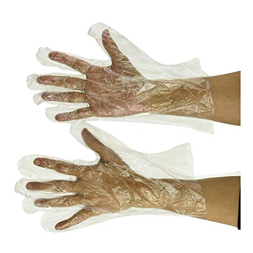 Clean Ones 1000Count Disposable FoodSafe Poly Gloves, One Size