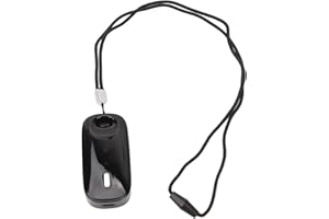 CRYFOKT Portable Air Purifier Necklace, Wearable Negative Ionizer Air Cleaner Ultra Quiet Hanging Neck, Multifunctional Portable Air Freshener for Travel Party Kids Pet (Black)