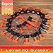 50Pcs Tile Positioning Leveler T Shape Tile Leveling Spacers Wedges Tile Flooring Wall Leveling Locator System,T-lock-Pliers-Tool-Tile-Leveling-System