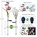 3-Pack Solar Flower Lights Outdoor,Solar Garden Decorative Lights,Solar Powered Garden Lights Outdoor Multi-Color Changing Lily Solar Flower Lights for Patio,Yard Decoration（Pink,White,Purple）