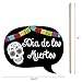 Big Dot of Happiness Day of The Dead - Halloween Sugar Skull Photo Booth Props Kit - 20 Count