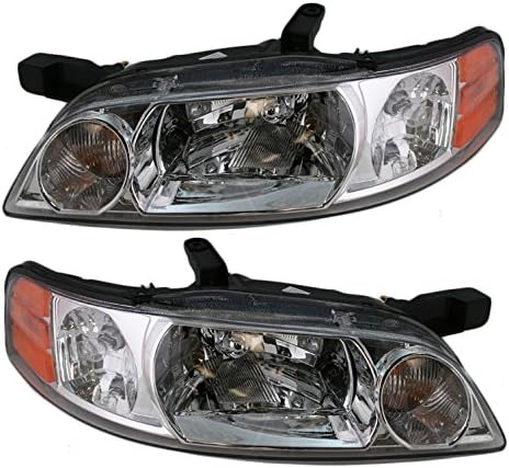 Amazon.com: Headlights Headlamps Pair Set for 00-01 Nissan Altima