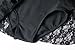 Ballet Leotard for Toddler Girls with Lace Skirt Tag110 (Black, 2T-4T, Height 39-44