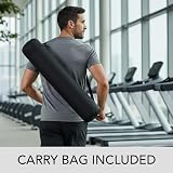 Karma Fitness Large Exercise Mat Extra Wide 80cm x 183cm x 10mm Black view 7