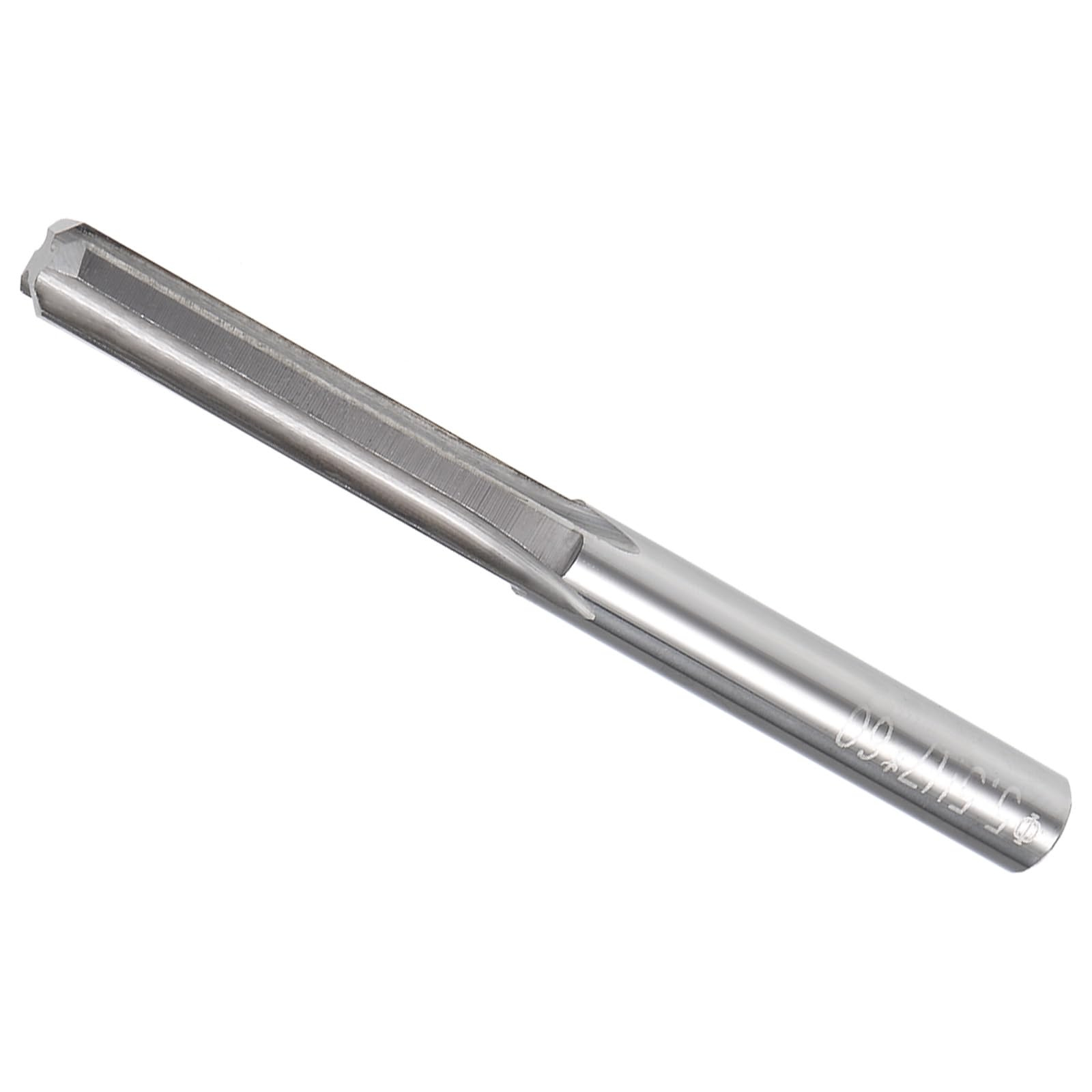 CoCud Chucking Reamer, 5.5mm Cutting Dia.4 Flutes H7, Tungsten Carbide Milling Cutting Tool - (Applications: for Screw Machines, Turret Lathes, Drill Presses)