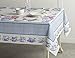 Maison d' Hermine Table Cloth Square Table 100% Cotton 60 x 60 Inches Tablecloth Reusable Decorative Everyday Use for Dining Room, Farmhouse, Home, Party, Festive & Wedding Spring Summer - Canton