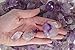 Fantasia Materials: 1 lb Amethyst Rough Stones from Brazil - Broken Amethyst Points and Pieces