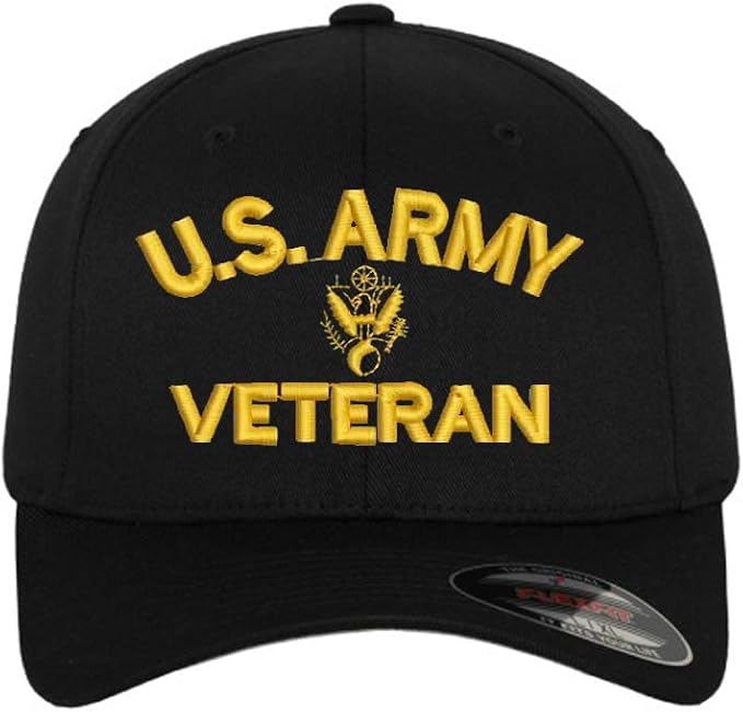 MILITARY Army U.S. Army Veteran Flexfit Baseball Cap Hat