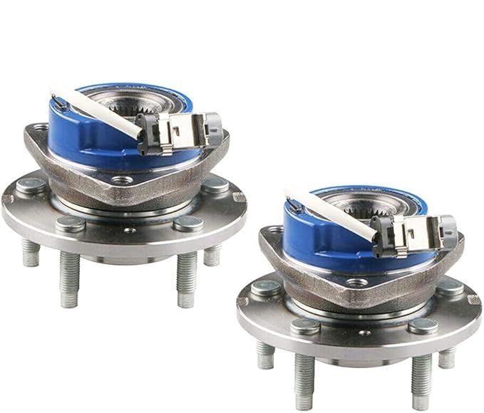 MOSTPLUS Wheel Bearing Hub Front Wheel Hub and Bearing Assembly 513121X2 Compatible for Chevy Pontiac with ABS 5 Lug (Set of 2) Image