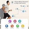 Popglory Smart Watch, Fitness Tracker with Blood Oxygen, Blood Pressure, Heart Rate Monitor, IP67 Waterproof Smartwatch…