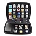 GUANHE Multifunction Universal Digital Large Organizer Case Waterproof Electronic Accessories Storage Bag for USB Flash Drive Charger Cable Earphone Power Banks Hard Drive in Black