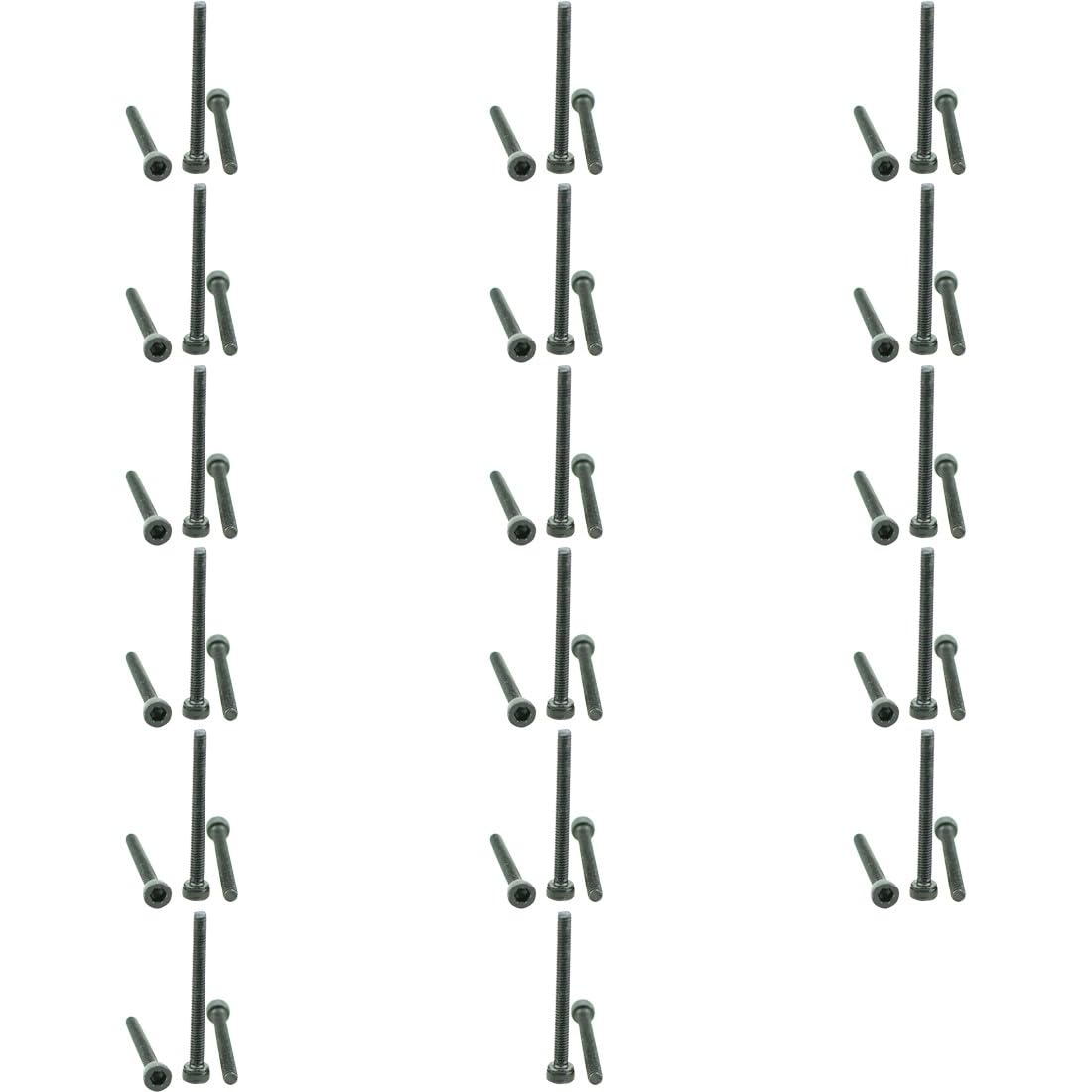 XunLiu Grade 12.9 Alloy Steel Hex Socket Head Cap Screws (50, M2.5X25)