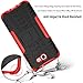 Galaxy J7 V Case, Galaxy J7 Prime Case, Galaxy J7 Perx Case, Galaxy J7 Sky Pro / Galaxy J7 Halo Case, OEAGO Samsung Galaxy J7 2017 Case Tough Rugged Dual Layer Protective Case with Kickstand - Red