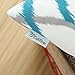 CaliTime Pack of 2 Cozy Fleece Throw Pillow Cases Covers for Couch Bed Sofa Modern Two-Tone Waves Geometric 20 X 20 Inches Gray Teal