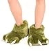 Animal Paw Slippers by LazyOne | Fuzzy Slippers With Claws Monster Dinosaur Bigfoot Wolf Bear + Kid's and Adult's Sizes (Small, Monster (Dinosaur))