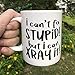 WalDeal 1 Piece, I Can't Fix Stupid But I Can X Ray It. Funny Coffee Mug, 11-OZ Fine Bone Ceramic White
