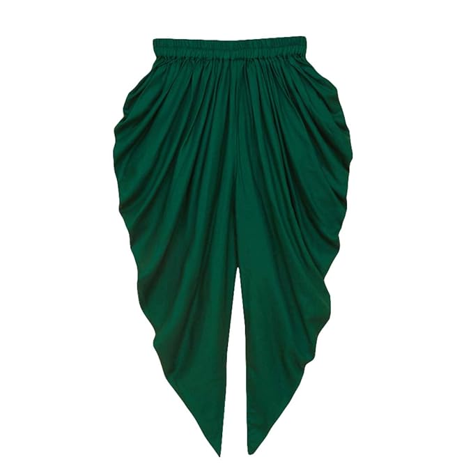 LIL PITAARA By Hopscotch Girls Cotton Printed Short Top And Dhoti With Jacket in Multi Color