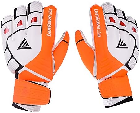 Lenwave Team Sports Soccer Field Player Goalie Receiving Gloves Adult Size 9