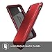 X-Doria Defense Lux, iPhone Xs Max Case - Military Grade Drop Tested, Anodized Aluminum, TPU, and Polycarbonate Protective Case for Apple iPhone Xs Max, 6.5 Inch Screen, (Red)