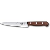 Victorinox Wood 6 Inch Chef's Knife, Straight Edge, Wood Handle