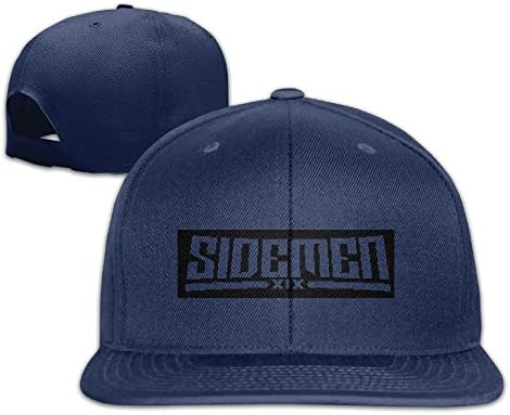Sidemen XIX Logo Rock Flat Brim Baseball Snapback Cap