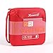 New 32 Disc CD DVD Portable Wallet Storage Organizer Holder Case Bag Album Box - Red