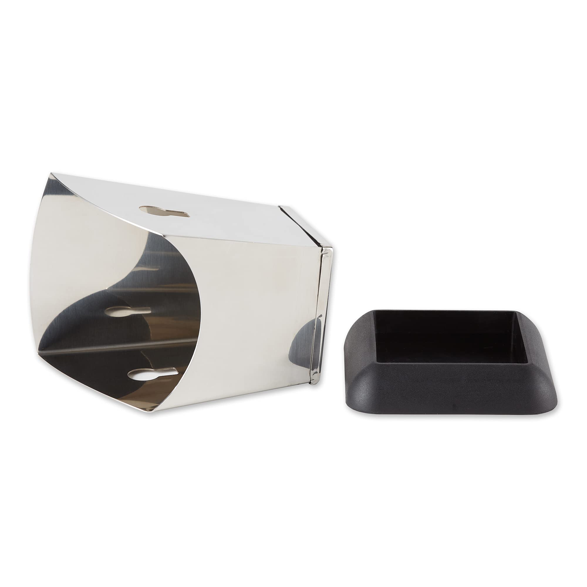 RSVP International Espresso Coffee Kitchen Tool Home and Commercial Use, Knock Box, Stainless Steel
