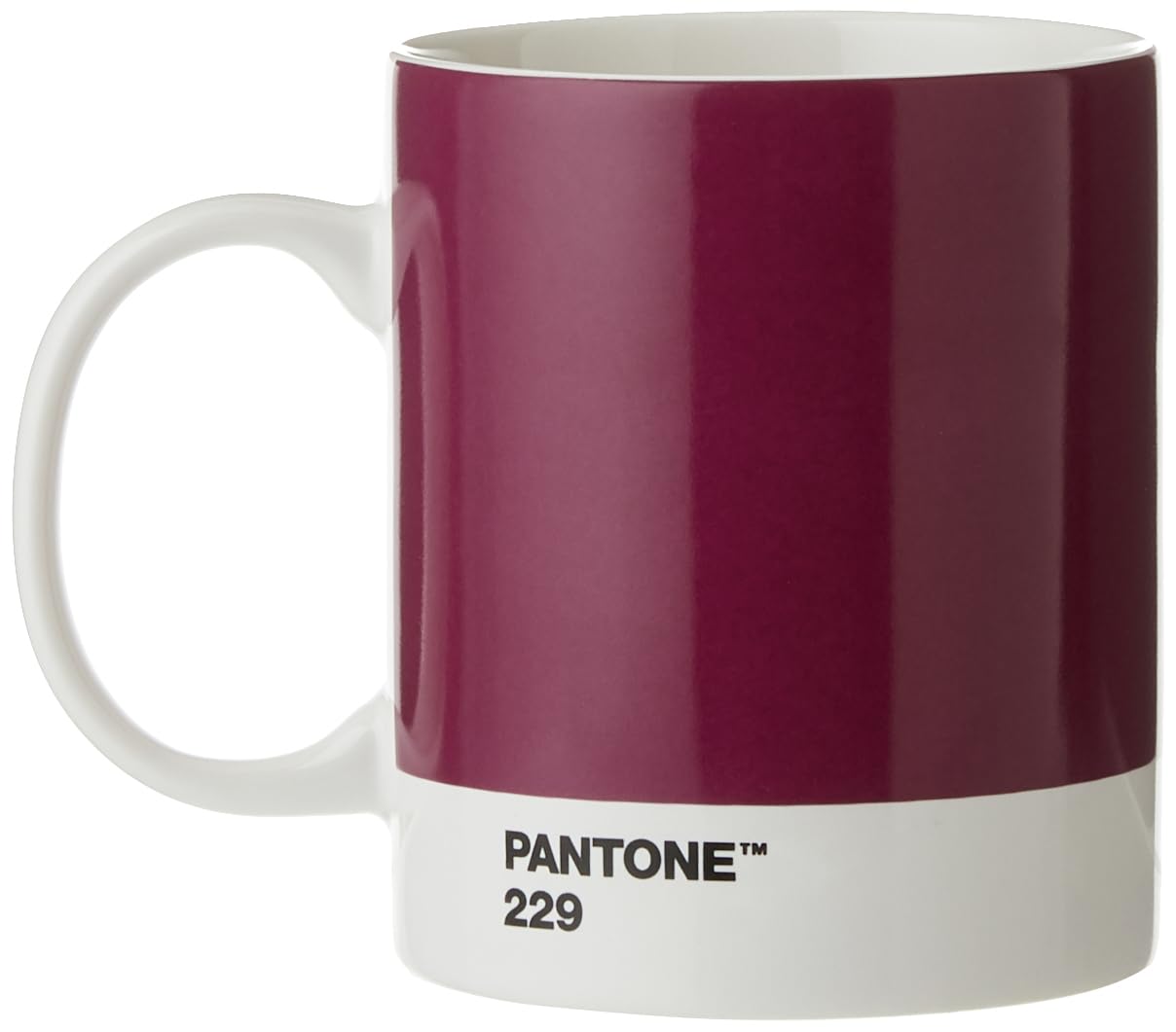 Copenhagen Design 101030229 PANTONE Mug, coffee/tea cup, fine china (ceramic), 375 ml, aubergine, 229 C, Porcelain, One size